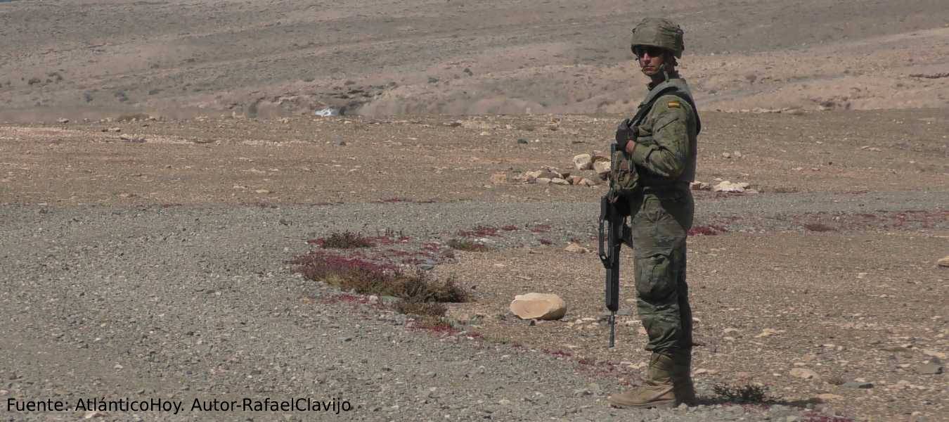 La militarización en Canarias
